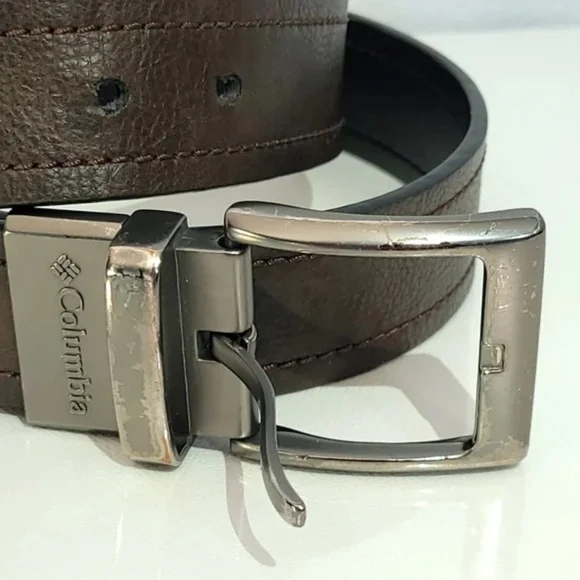 3/$25 Columbia Leather Belt Size 38 95 - Picture 2 of 8